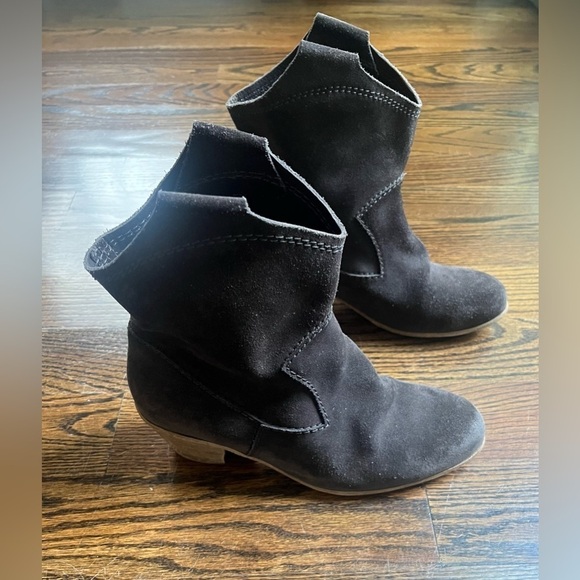 Pedro Garcia Gray Western Suede Ankle Boots Women’s Sz. 40.5 (US 10) - Picture 1 of 11